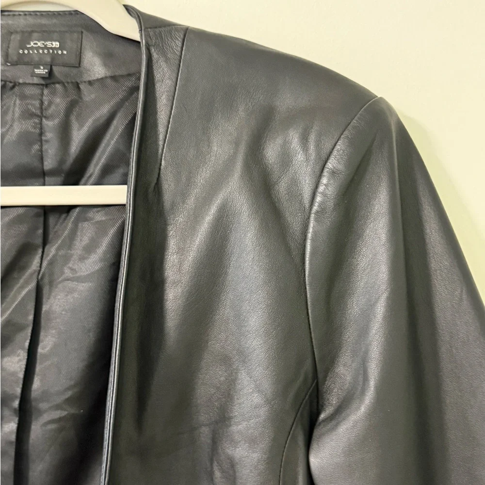 Joe’s Collection Lamb Leather Black Jacket Size S - Picture 5 of 15